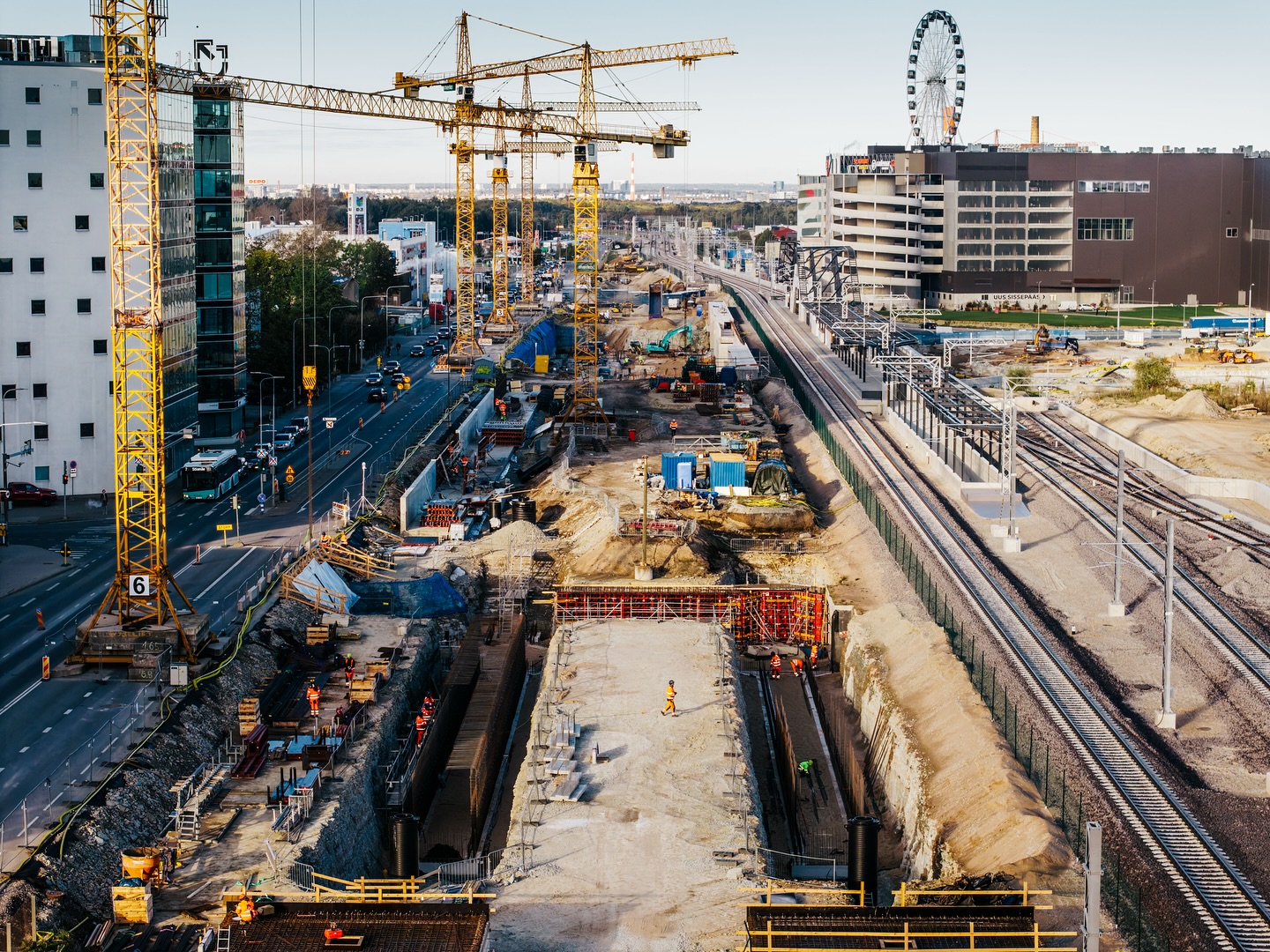 Concrete Work for Phase II of the Ülemiste Terminal