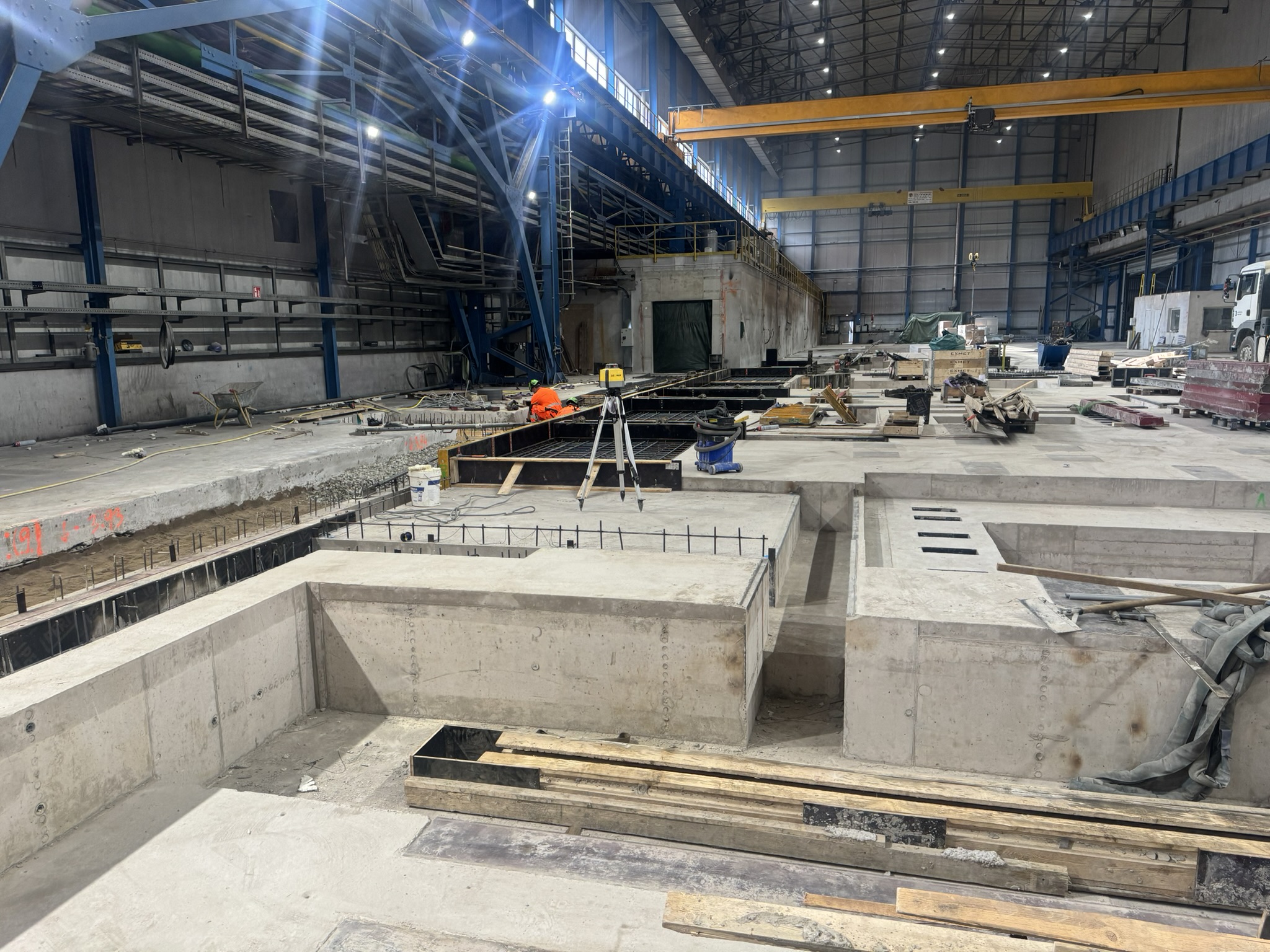 Renovation of the Floor in the Exmet Group Production Facility