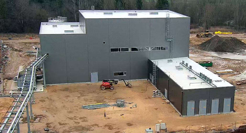 The first-phase building of the Imavere wood fractionation pilot plant
