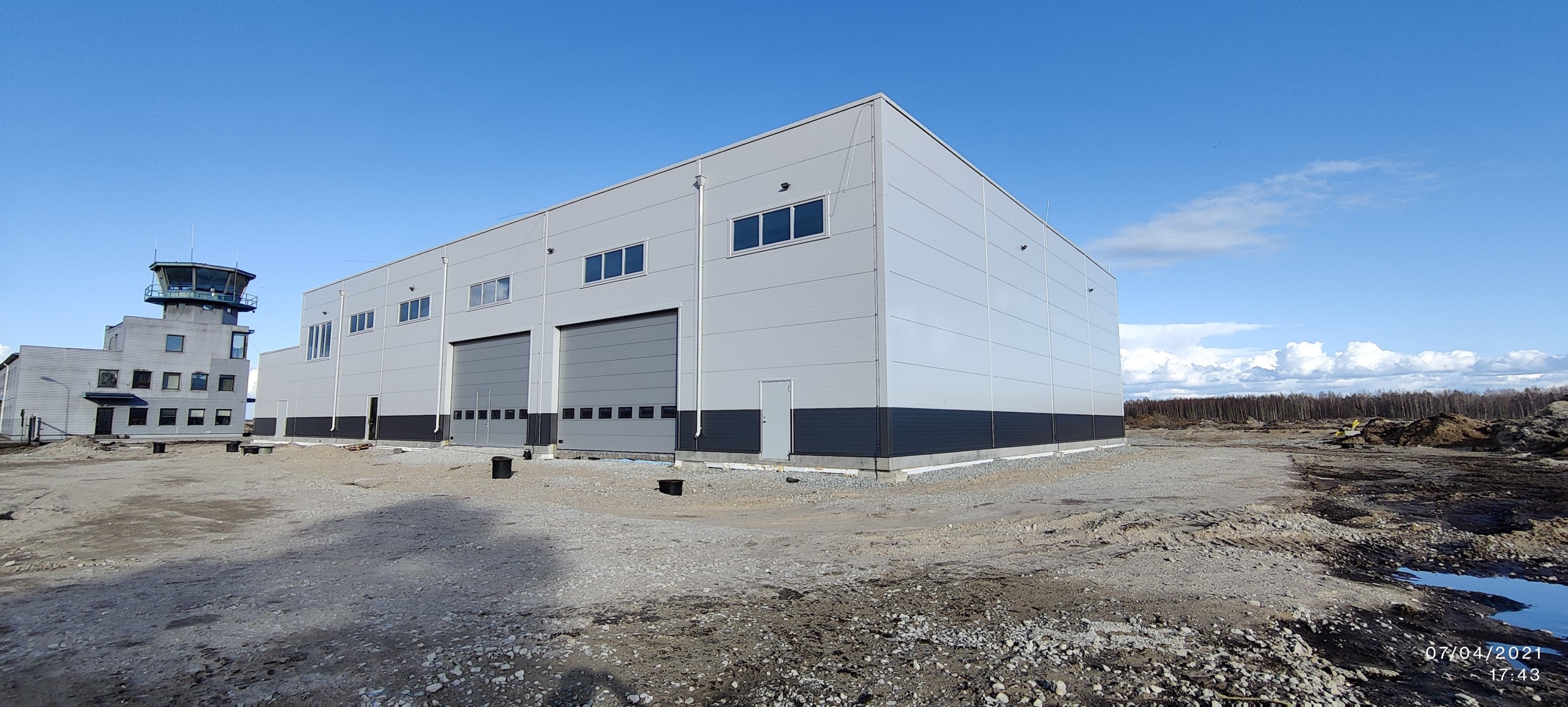 Pärnu Airport Maintenance and Rescue Equipment Hangar