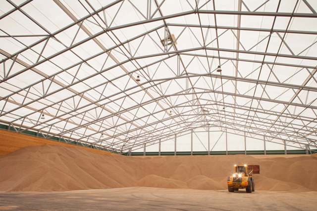 Sauga PVC Hall, 100x50x8.9 m