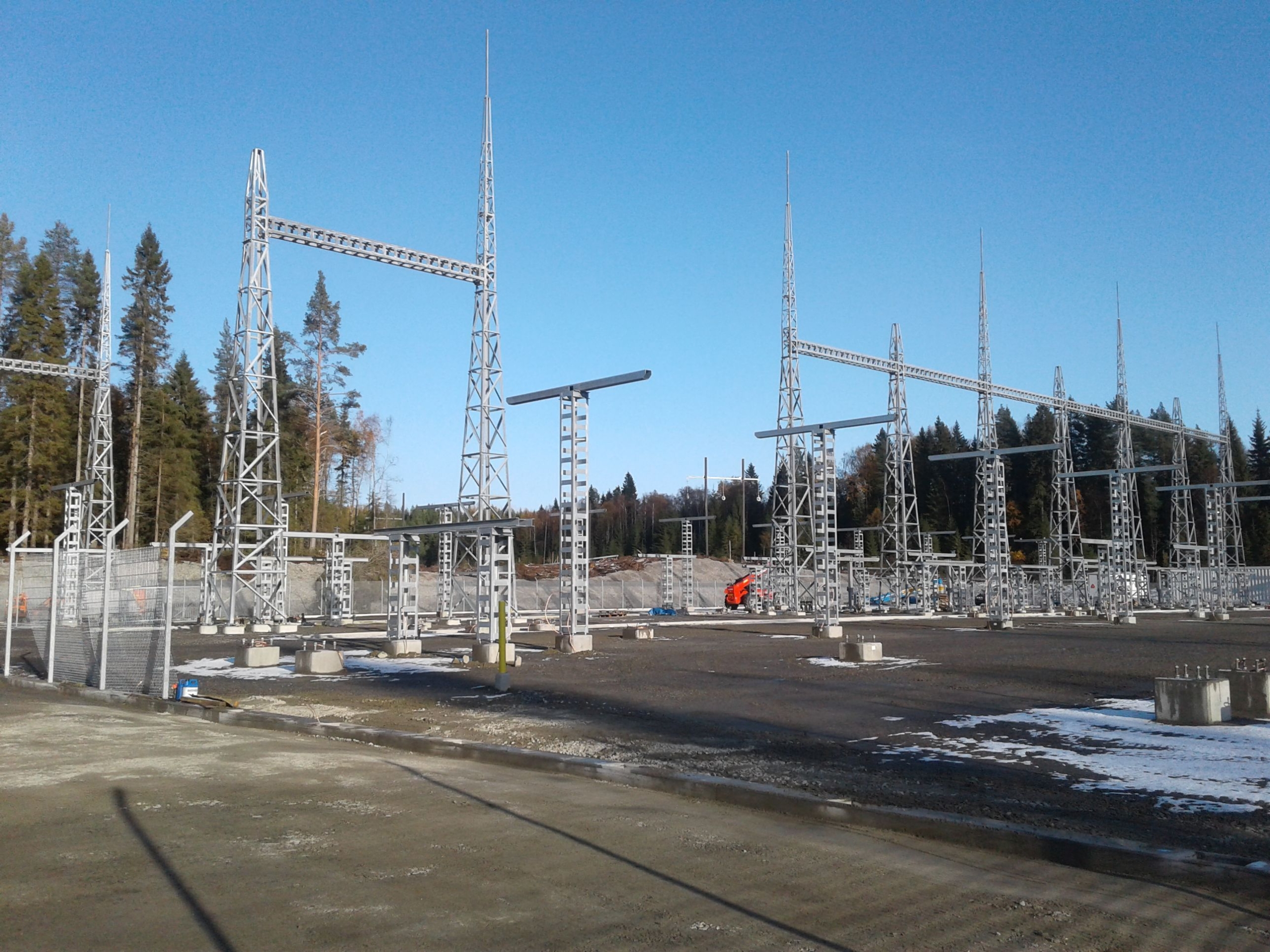 Installation of Substation Towers