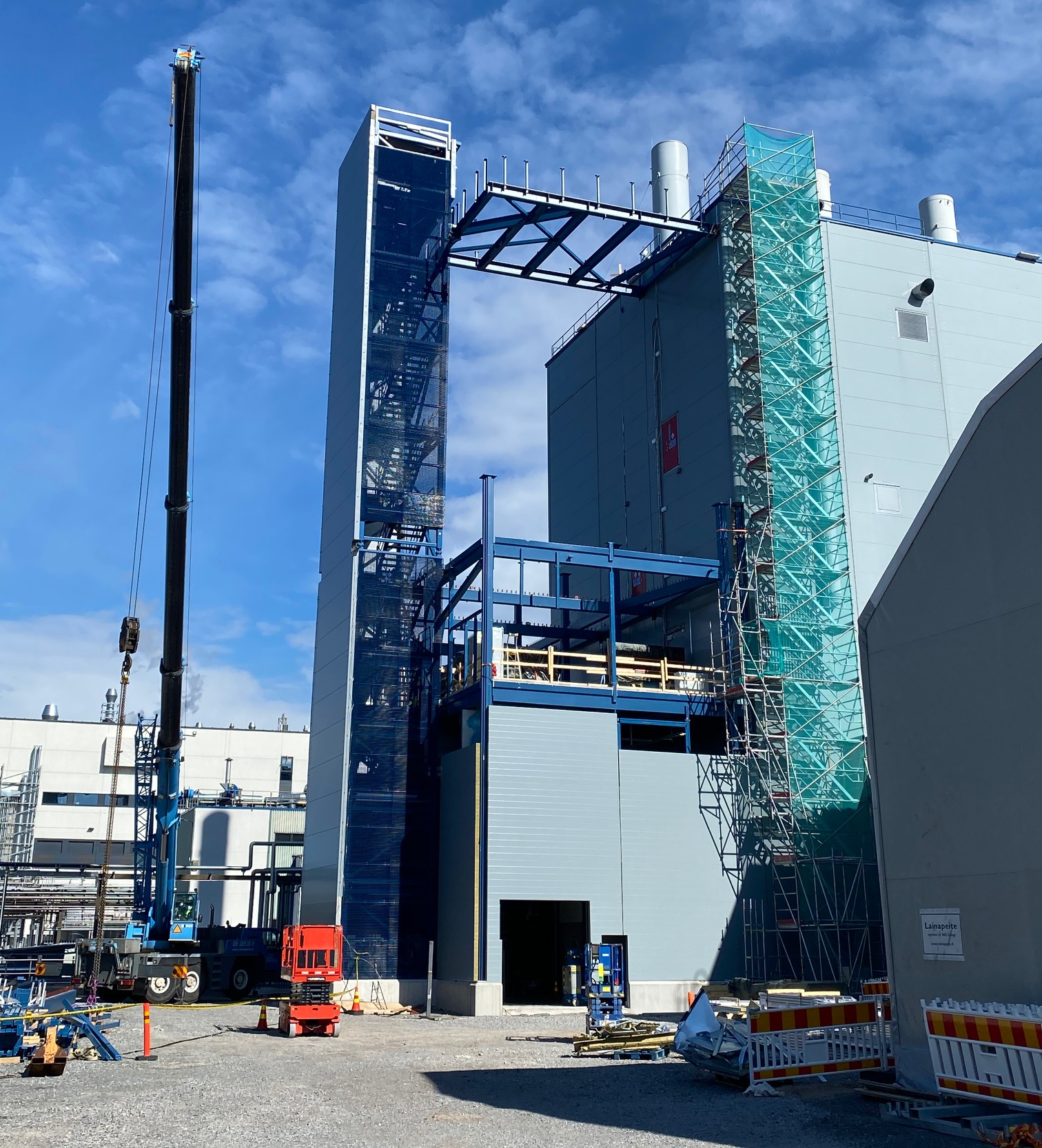 Dismantling and Reconstruction of an Evacuation Shaft