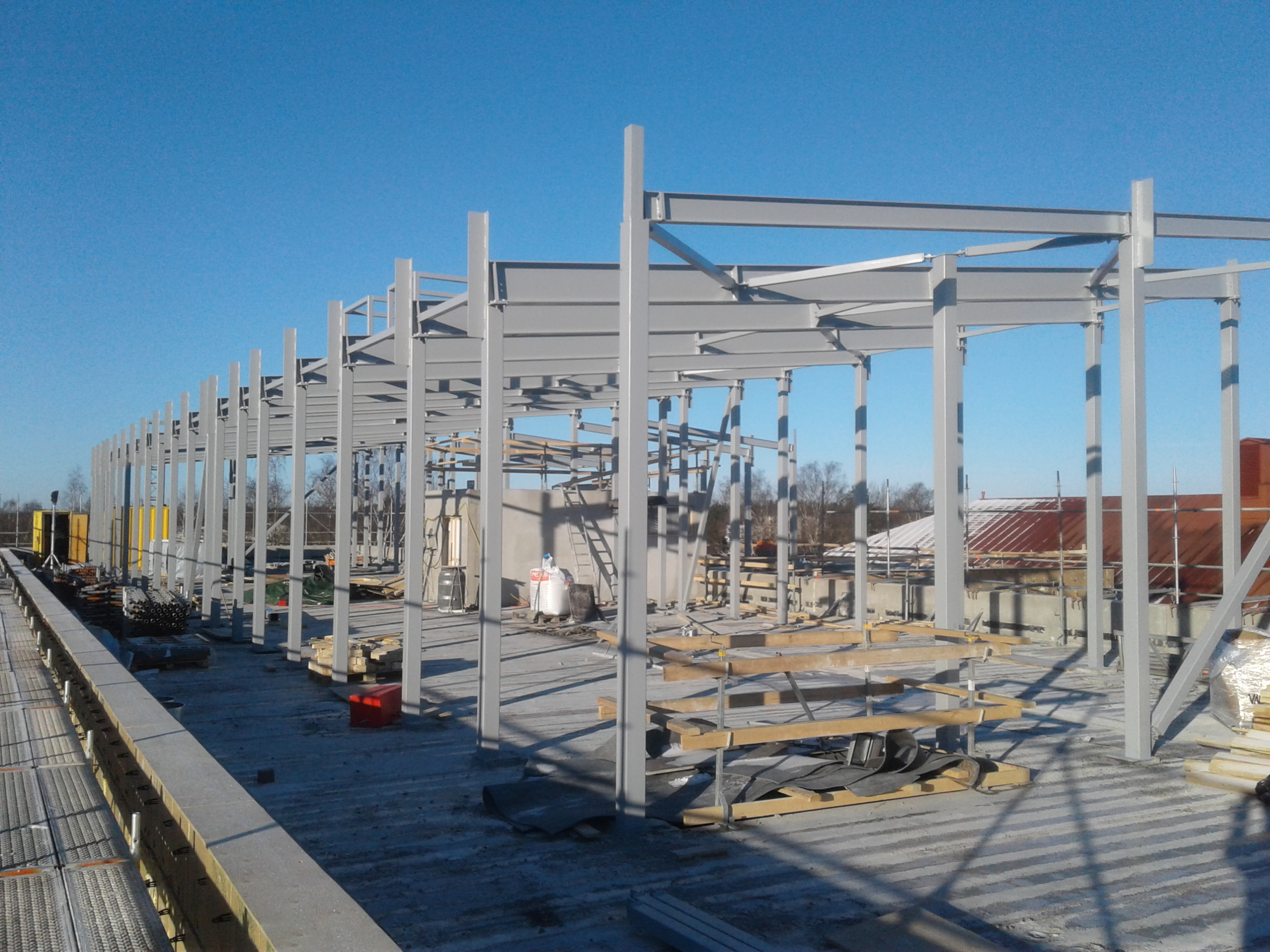 Supply and Installation of Steel Structures for Technical Rooms