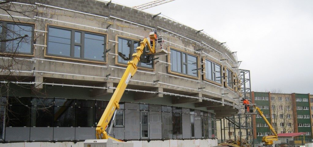 Installation of Metal Structures at Jõhvi State High School