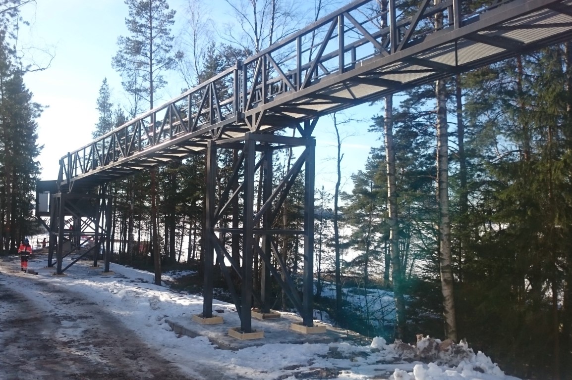 Rulltee sadamasse