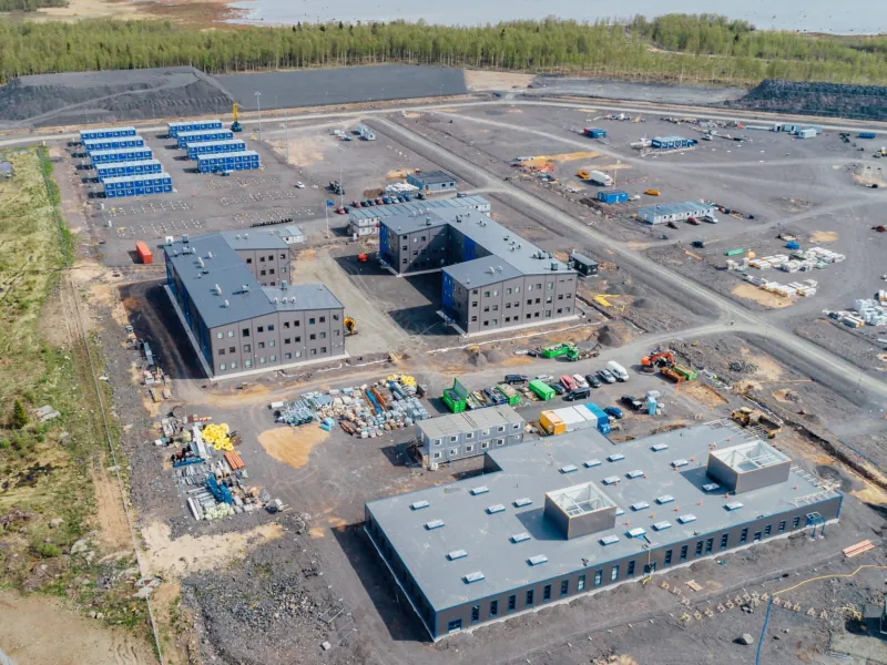 Hanhikivi söökla ja kontorihooned